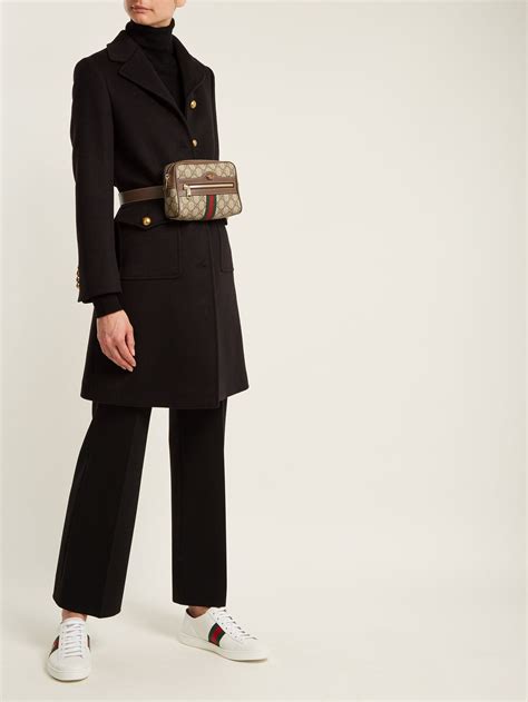 gucci ophidia belt bag black|gucci ophidia bag celebrities.